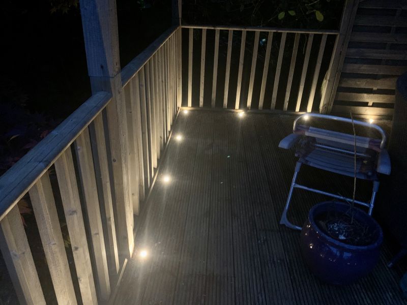 Finished Wooden Deck